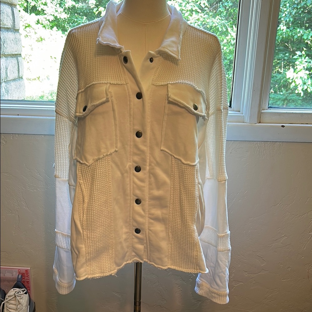 POL White Shacket